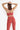 Charm bra red back view - JUV Activewear