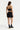 Croft Bra With Elastic Strap black back view - JUV Activewear