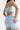 Croft Bra With Elastic Strap light blue back view - JUV Activewear