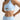 Croft one shoulder bra light blue - JUV 