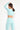 Rainbow legging mint green back view in model - JUV