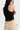 Sleek Tank Top black in model back view close up - JUV