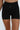 Tighty short black in model front view close up - JUV 