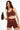 Tighty short red wine in model front view - JUV 