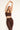 Unicorn legging brown in model front view- JUV Activewear