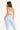 Unicorn bra light blue in model back view - JUV