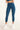 Unicorn legging blue in model front view- JUV Activewear