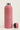 Mia thermal bottle pink front view opened - JUV
